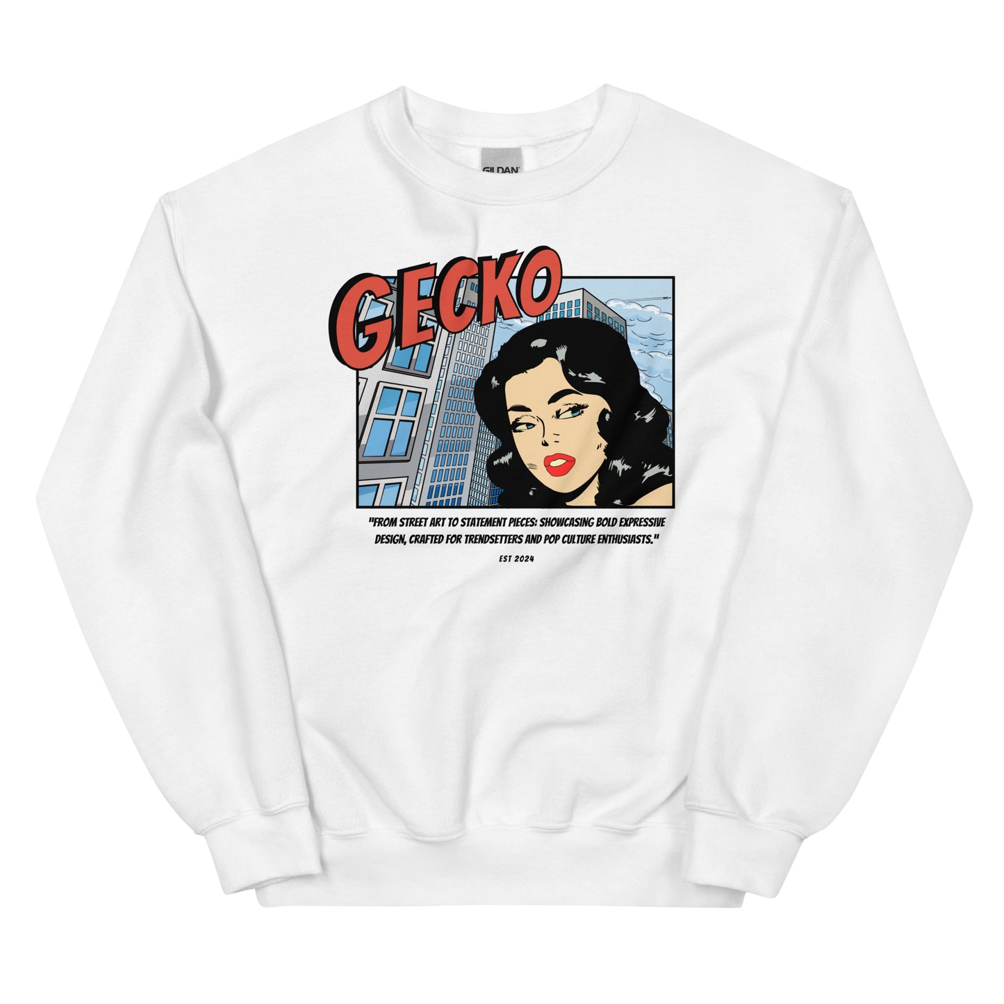 Gecko Vintage Comic Sweatshirt